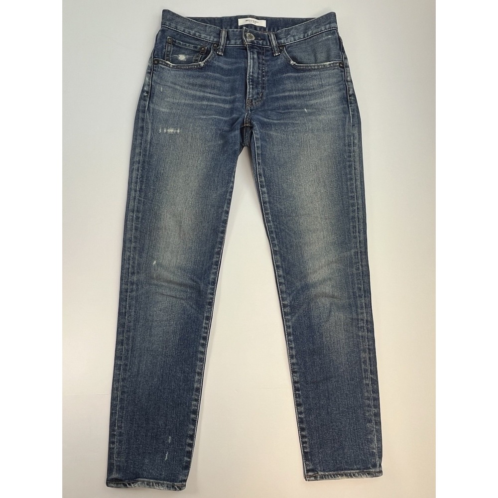 MOUSSY Vintage Jeans Distressed Denim Size 26 Slim Tapered Y2K 025DAC12-2210